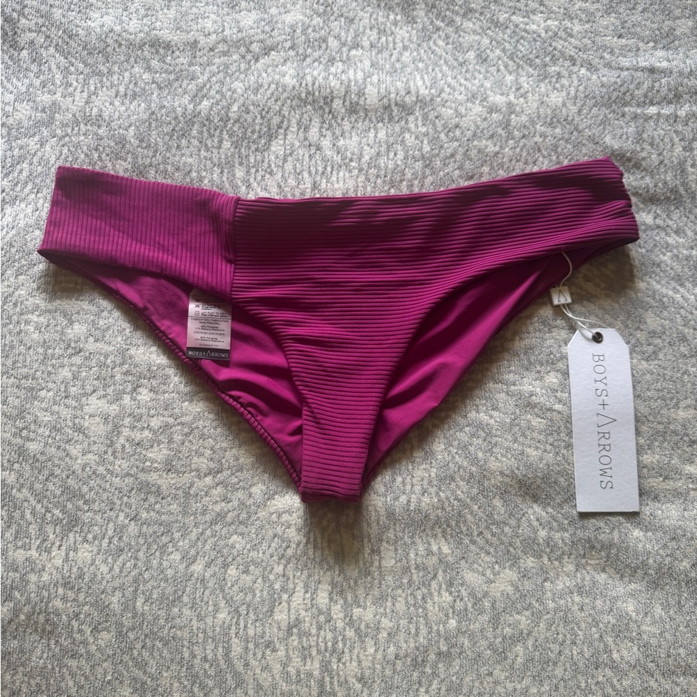 Boys + Arrows Ribbed Bikini Bottom